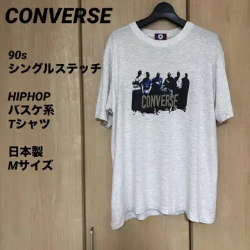 CONVERSE 90s 싱글 스티치 T셔츠 HIPHOP계 프린트 M