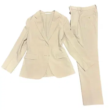 UNIQLO 감동 자켓 팬츠 셋업 수트 베이지 L