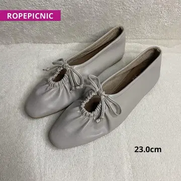 ROPEPICNIC 로페피크닉 펌프스 가죽 그레이지 23cm