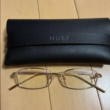 [ 새상품급 ] NUEF 안경 골드 프레임