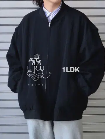 URU for 1LDK 집업 블루종