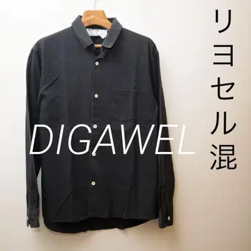 [ Vintage ] Digawel 리오셀 혼방 셔츠 S 초기 디가웰