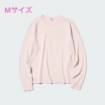 UNIQLO 유니클로 캐시미어 크루넥 스웨터 핑크 M 사이즈