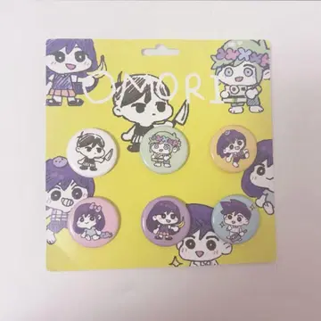 OMORI CHIBI Button Pin Set 캔뱃지