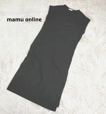 최종 세일! mamu online 백 오픈 티셔츠 원피스