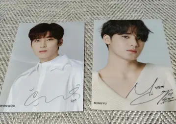 SEVENTEEN LAWSON 프린트 사진 2L판 민규 원우