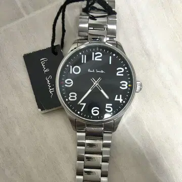 폴스미스 Paul Smith 아날로그 시계 블랙