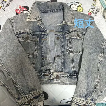 라이트 블루 데님 크롭 자켓