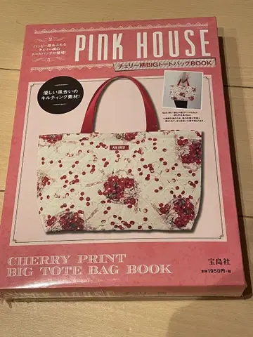 미사용 미개봉 핑크하우스 pinkhouse 체리 패턴 토트백