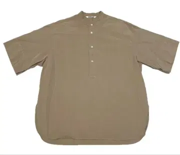 AURALEE 오라리 RIPSTOP CHAMBRAY 반팔 셔츠