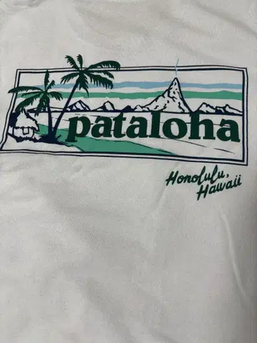 pataloha 롱 슬리브 티셔츠