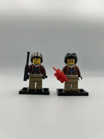 LEGO (레고) 미니 피규어 정품 레어 북극 파이롯트 2체 세트