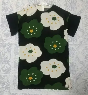 SOU SOU x 와코루 꽃무늬 반팔 원피스 룸웨어 M~L