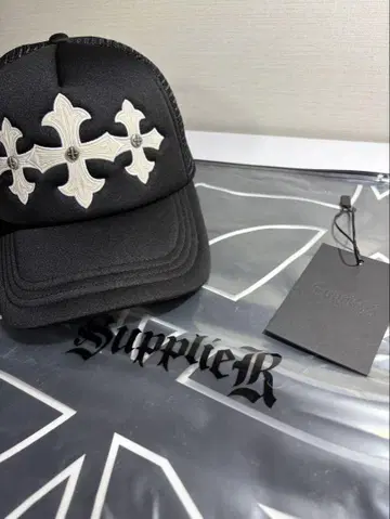 Cross Leather Patch Mesh Cap I SUPPLIER