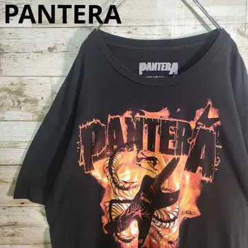 PANTERA 오버 사이즈 T셔츠 기타 XXL 블랙