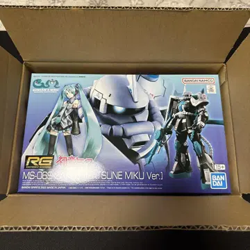 새상품 미개봉 RG 1/144 MS-06S 자쿠II 하츠네 미쿠 Ver.