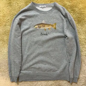 brook 맨투맨 trout 마스 사이즈 XL 그레이 브룩