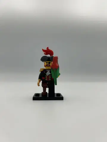 LEGO (레고) 미니 피규어 정품 레어 파이리츠 후크 선장 앵무새 세트