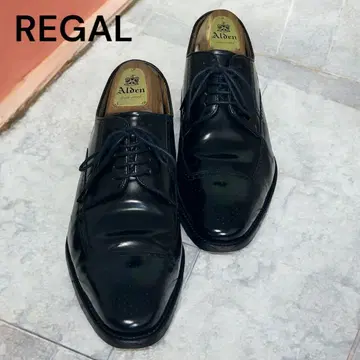 [새상품급] 리갈 유리 가죽 메달리온 슈즈 319R 블랙 25.5