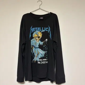 초레어 Metallica XL 긴팔 T셔츠 90s 빈티지
