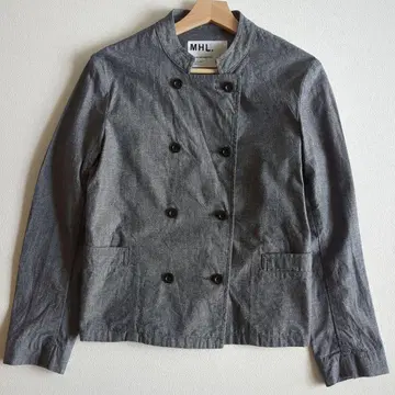 MHL. 마가렛호웰 자켓 코튼 긴팔 더블 그레이
