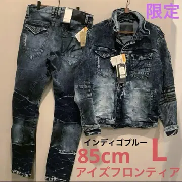 아이즈 3D 데님 L 자켓 85cm 팬츠 상하의 한정판 7340S