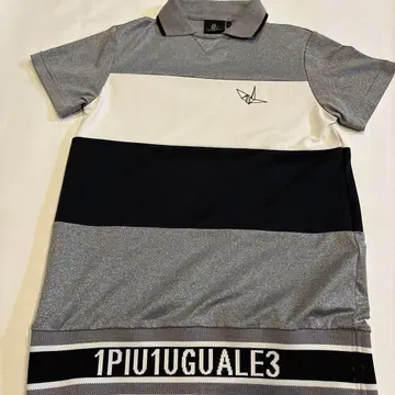 1PIU1UGUALE3 스트라이프 피케 셔츠와 스커트 세트