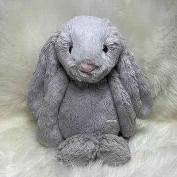 jellycat 미디엄 실버 배쉬풀 버니 그레이