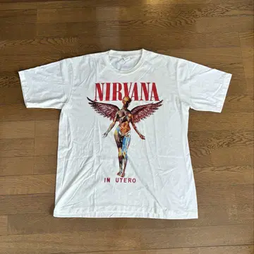 NIRVANA IN UTERO 투어 T셔츠 XL