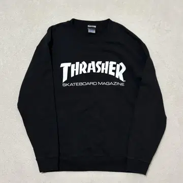 트레셔 THRASHER 맨투맨 트레이닝복 블랙 L 사이즈