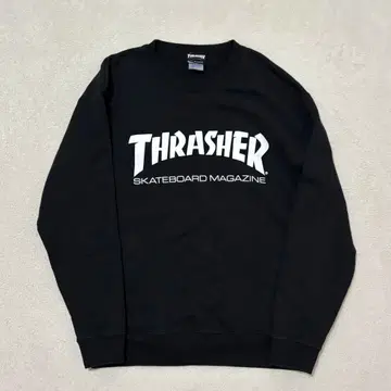 트레셔 THRASHER 맨투맨 트레이닝복 블랙 L 사이즈