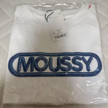 MOUSSY 화이트 T셔츠 프리 사이즈
