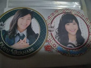 AKB48 와타나베 마유 린넨 코스터 2개