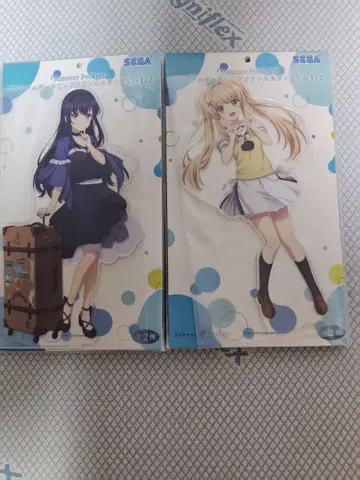Summer Pockets 플래티넘 잡화 빅 아크릴 스탠드 2종