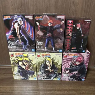 인형뽑기 경품 NARUTO 아카츠키 피규어 6개 세트 묶음 판매