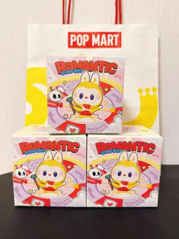 POP MART ROMANTIC 미니 캐릭터 4개 세트