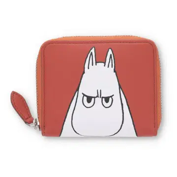 MOOMIN 무민 라운드 지퍼 접이식 지갑 (앵그리 무민)