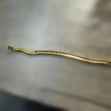 실버 925 골드 체인 팔찌 약 20cm