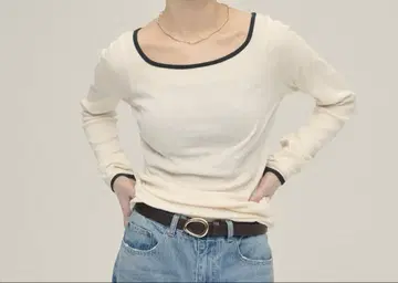 JEANASIS (eL) Color Trim Tee LS