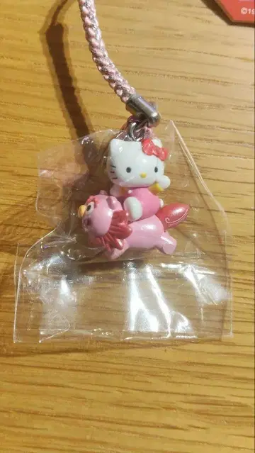 헬로키티 고토치키티 오키나와 한정판 시사 올라탄 키티 레어 스트랩