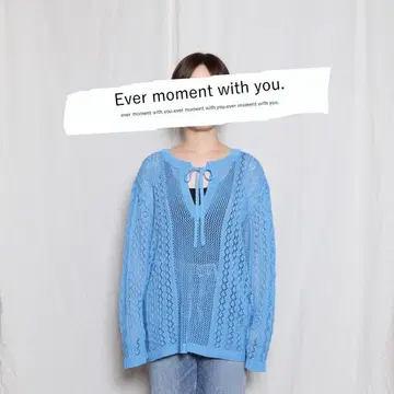 LOWRYS FARM 파랑 니트
