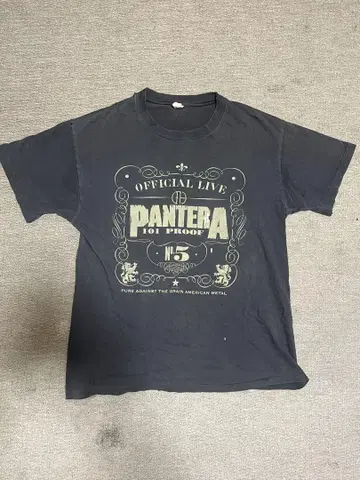 Pantera Official Live 97 티셔츠 90s
