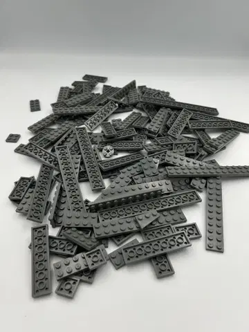 LEGO (레고) 부품 플레이트 정품 다크 그레이 묶음 판매