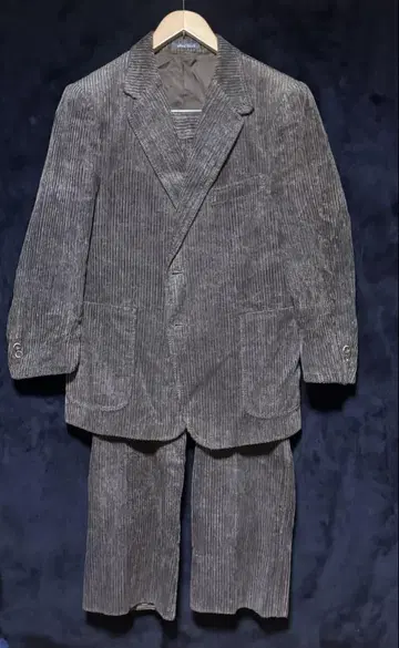 빈티지 코듀로이 셋업 수트 상하의 yoshidaya 고베