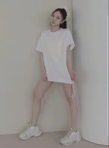 fiction tokyo 셔츠 크로코 하트 화이트 milk