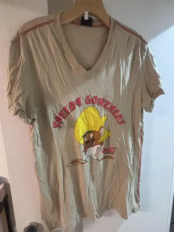 D&G Speedy Gonzales V넥 셔츠 베이지