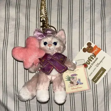 홍콩 디즈니 리나벨 plush keychain