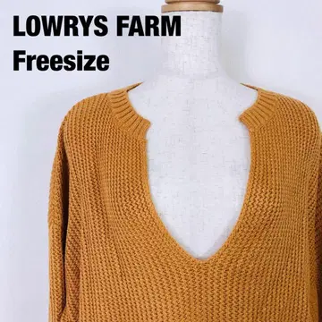 LOWRYS FARM 로리즈팜 와플 편직 긴팔 니트 B6