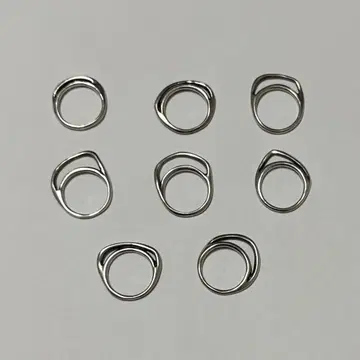 IOSSELLIANI 8연 silver 반지