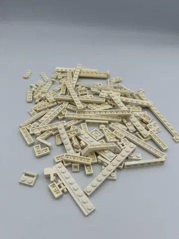 LEGO (레고) 부품 플레이트 정품 화이트 묶음 판매 90그램